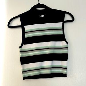 Striped crop top